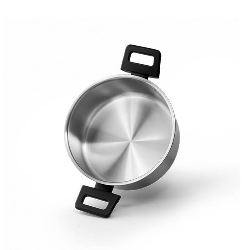 Nồi, Chảo Inox LocknLock Daily STS PPW thân bằng thép không gỉ 304, kèm nắp kính trong suốt, tay cầm chịu nhiệt image number null